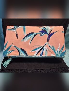 Tropical Reversible Clutch Bag